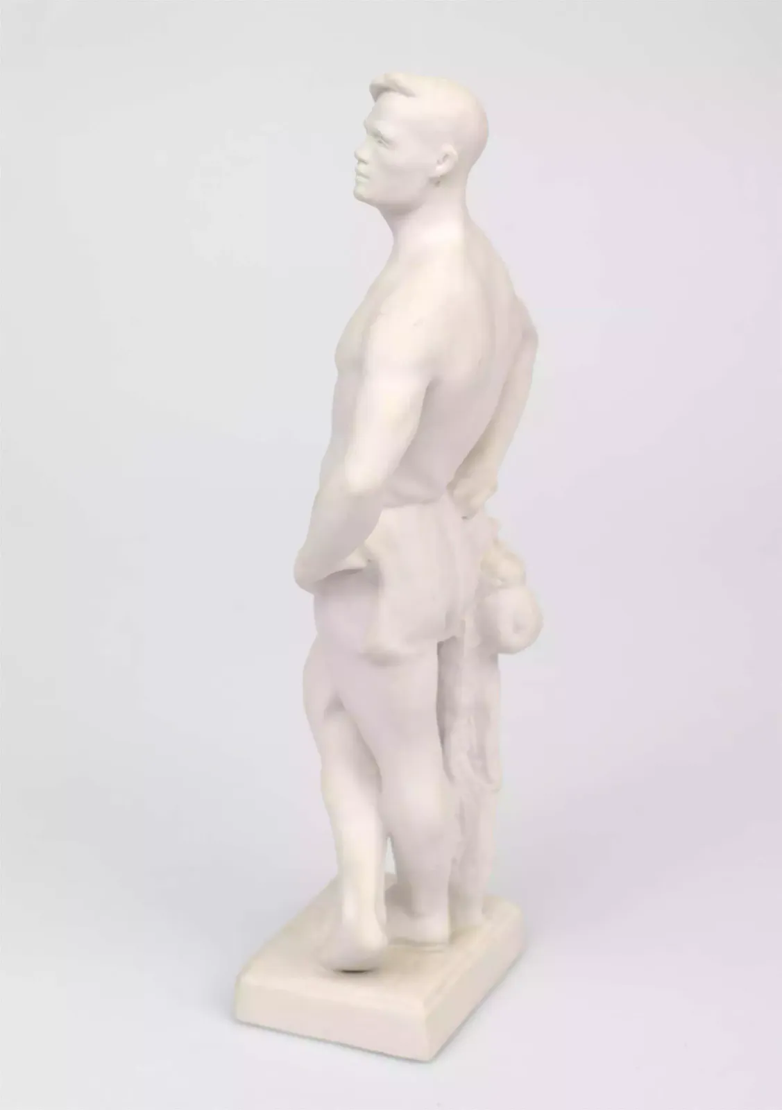 Biscuit Figure Boxer, 1950s, Vintage photo furniture