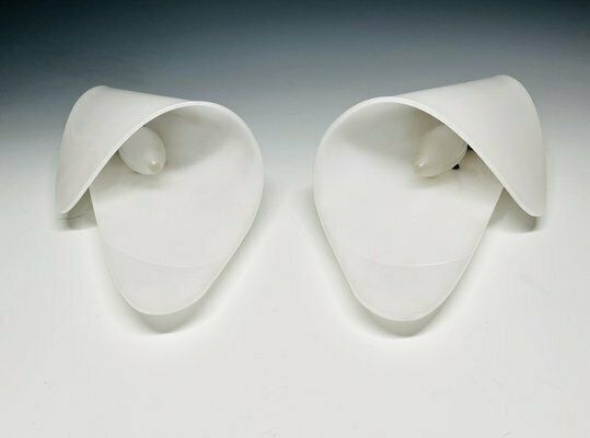 Acrylic Glass Wall Lights By Hanns Hoffmann Lederer For Hl Leuchten, 1950s, Set Of 2 photo for sale
