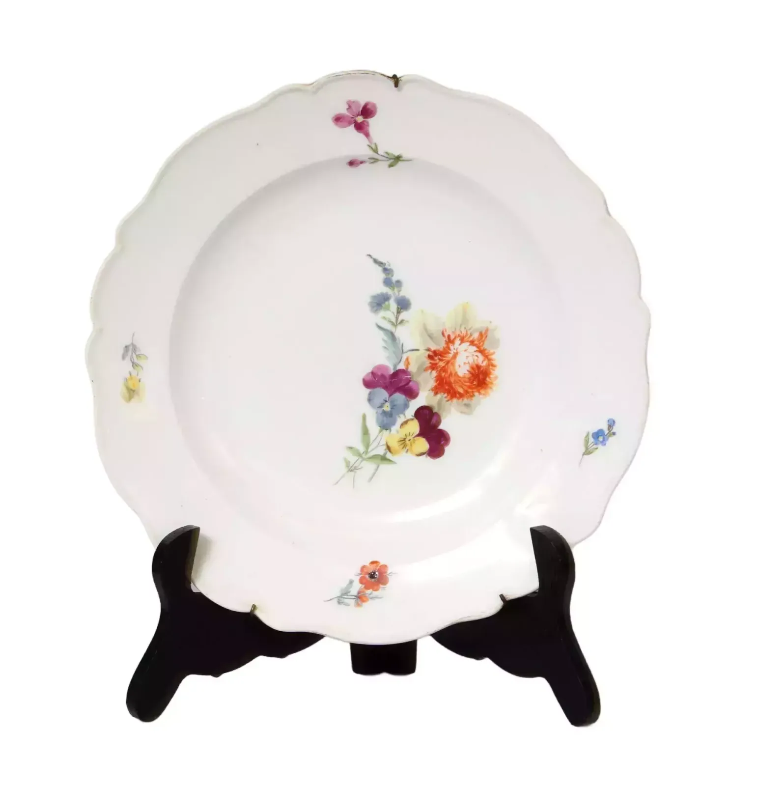 Home Decor Painted Meissen Porcelain Decorative Plate photo
