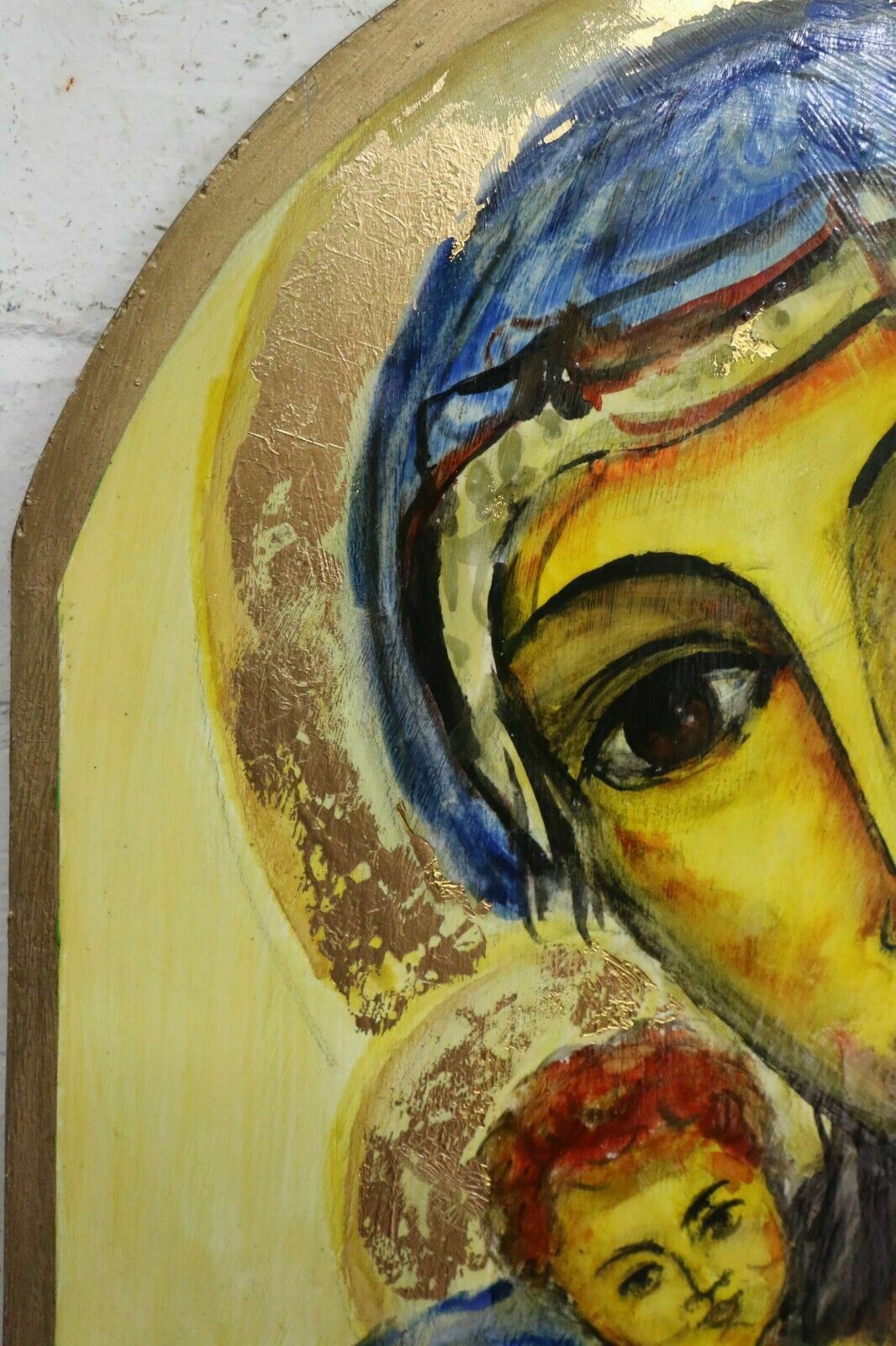 photo furniture A Christian Large Decorative Icon Repro Of Medieval Russian Antique Icon Painted Wood Wall Hanging