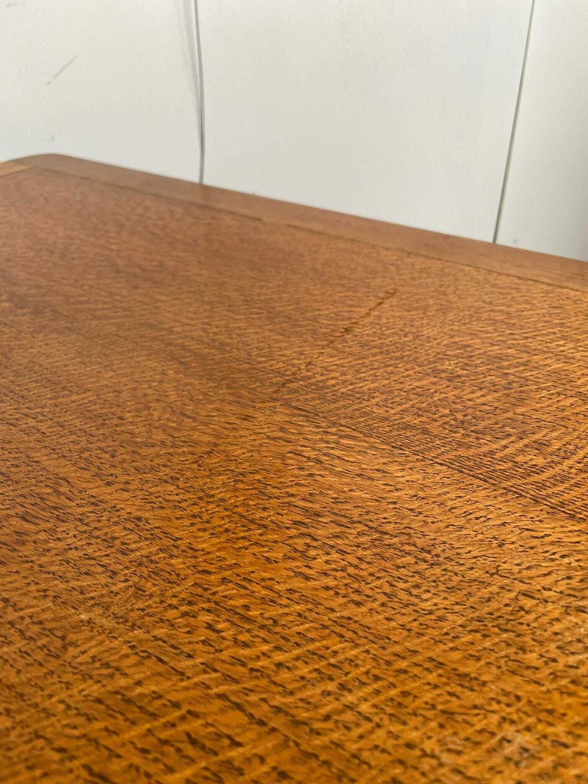 Vintage Tall Oak Hallway Chapel Side Table With Chunky Turned Wood Legs Arts And Crafts Vibe photo Furniture