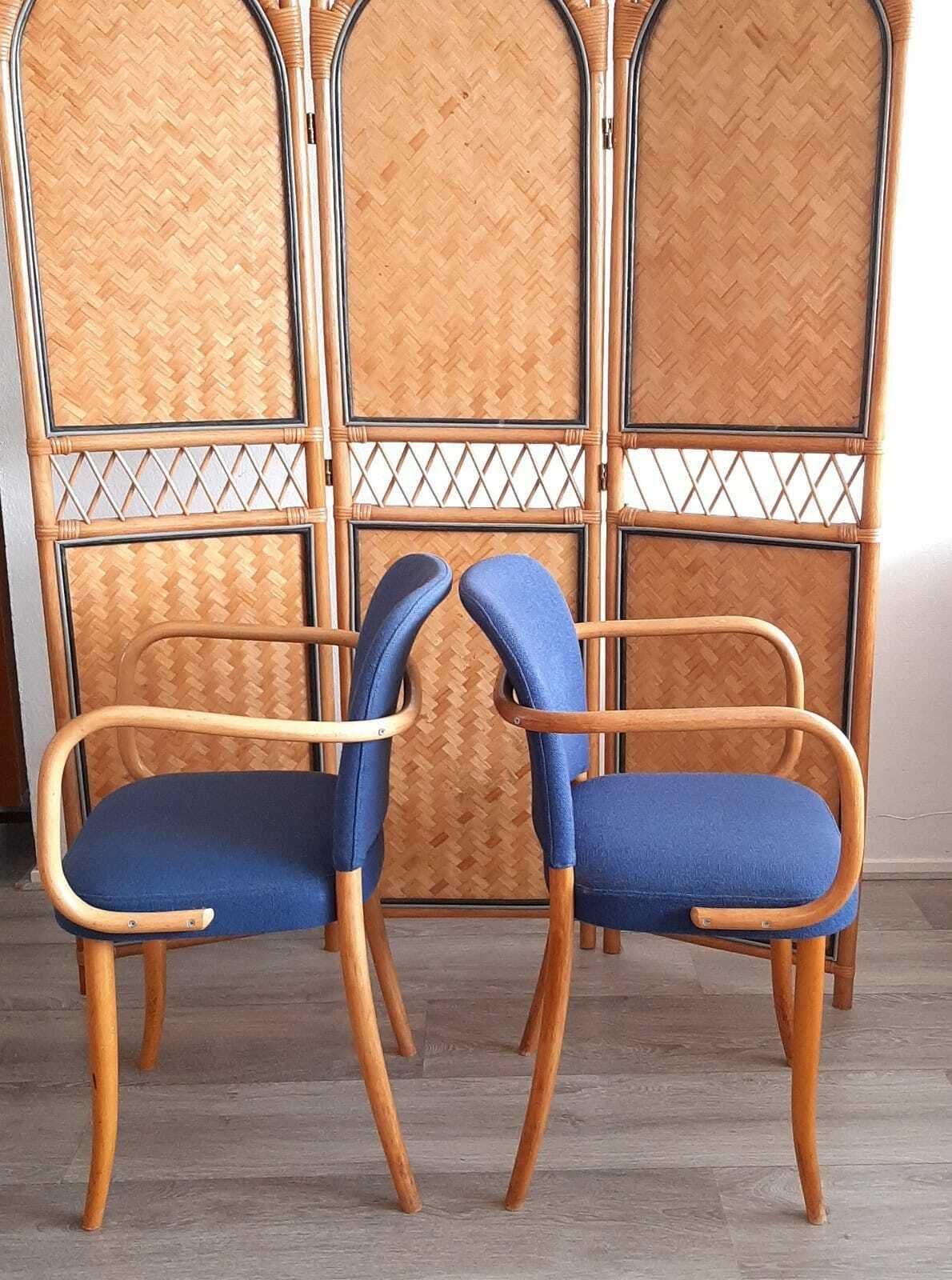 Set Of 6 Thonet Chairs, 1950s, Modernist