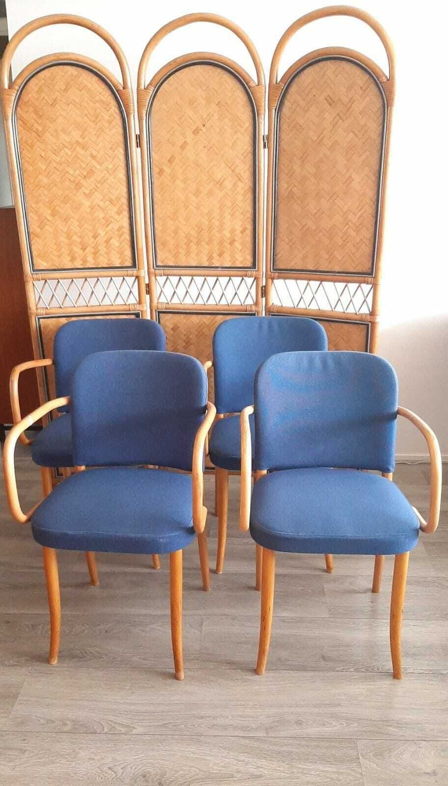 Set Of 6 Thonet Chairs, 1950s, Modernist photo buy