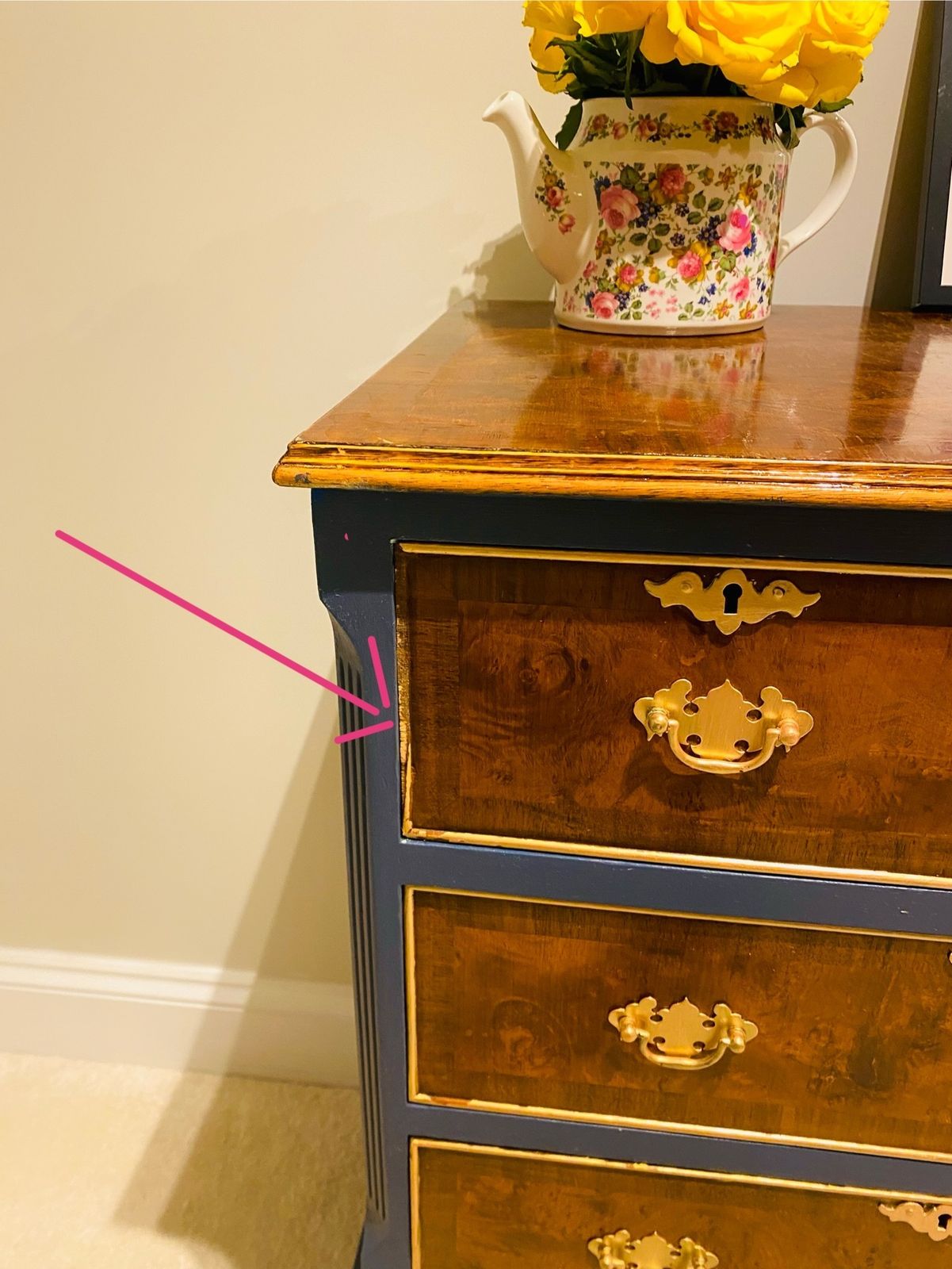Vintage Chest Of Drawers (Solid & Veneer) photo furniture