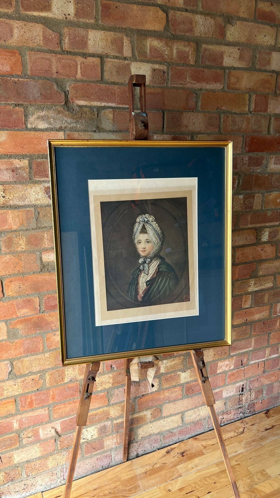 Antique Pears Soap Hand Pulled Lithograph Advertising Picture After Circa 1770 Portrait Of Elizabeth Gunning By Catherine Read