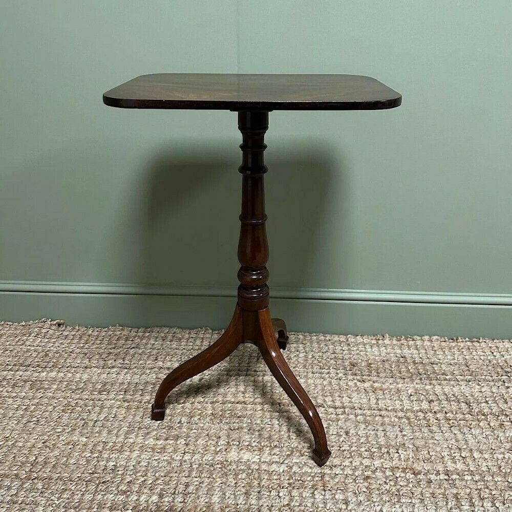 Elegant 19th Century Antique Mahogany Occasional Table photo 695.0