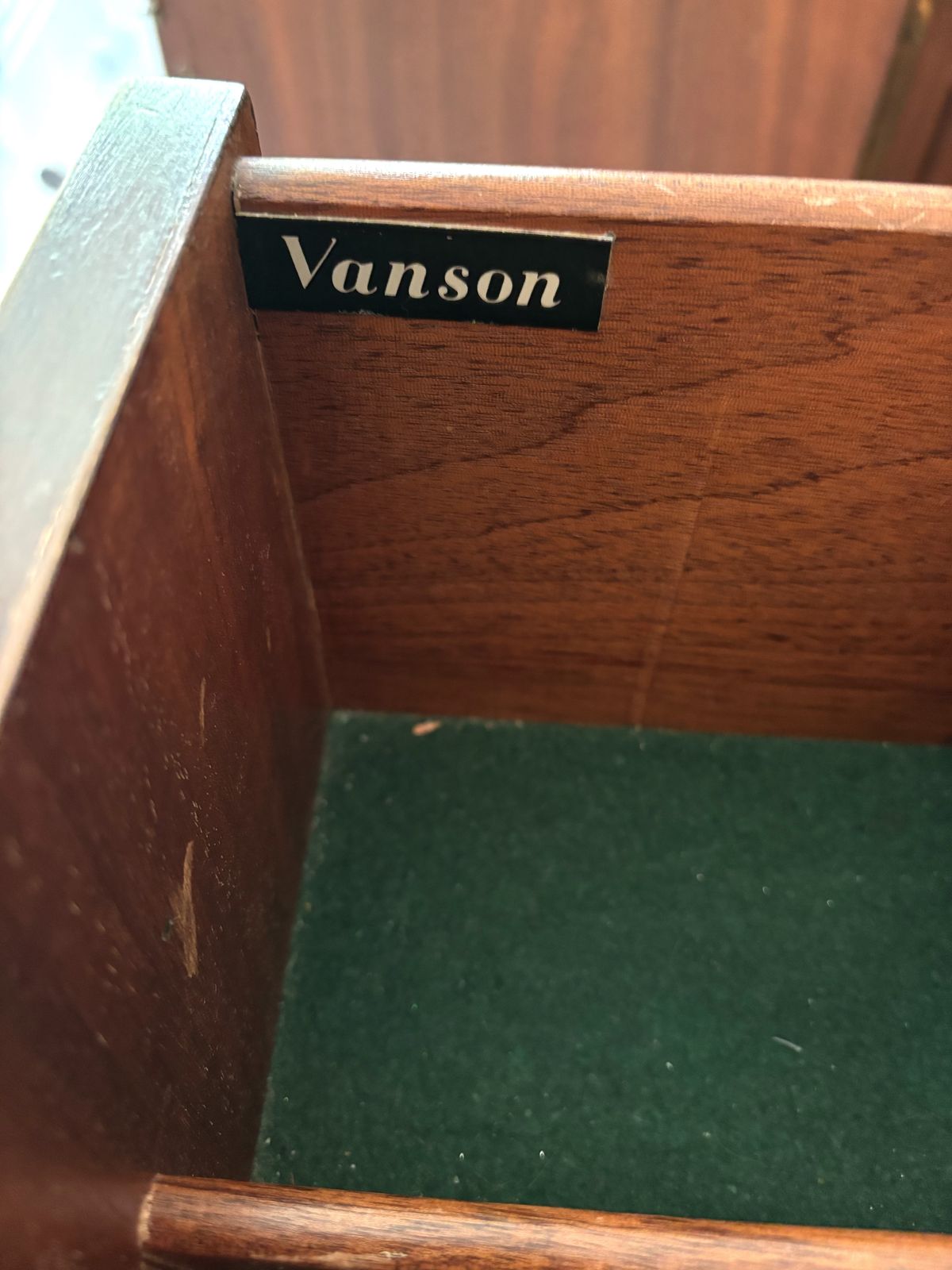 Vanson Walnut And Teak Sideboard 1963 photo buy