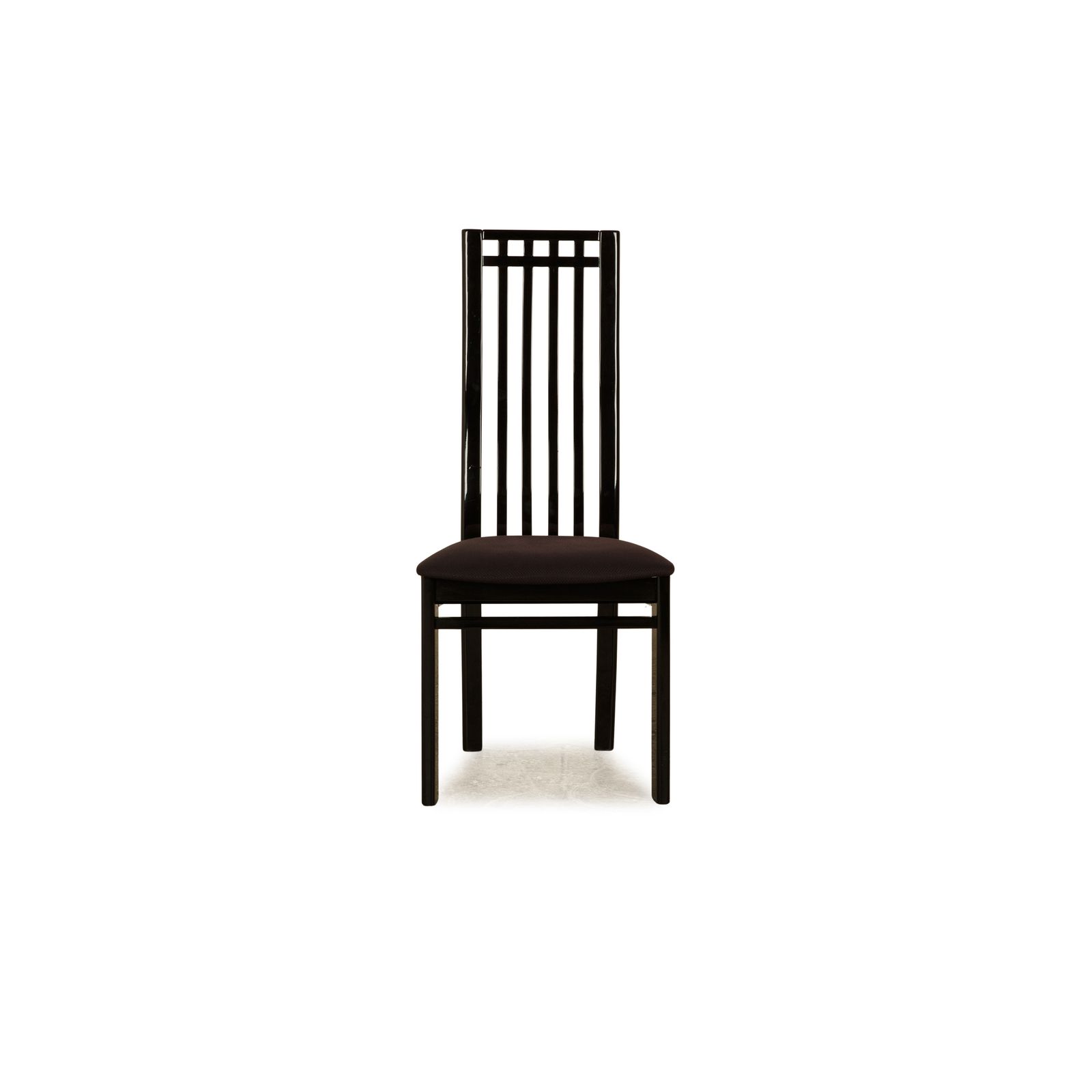 Set Van 8 Tonon Houten Stoelen Zwart photo buy