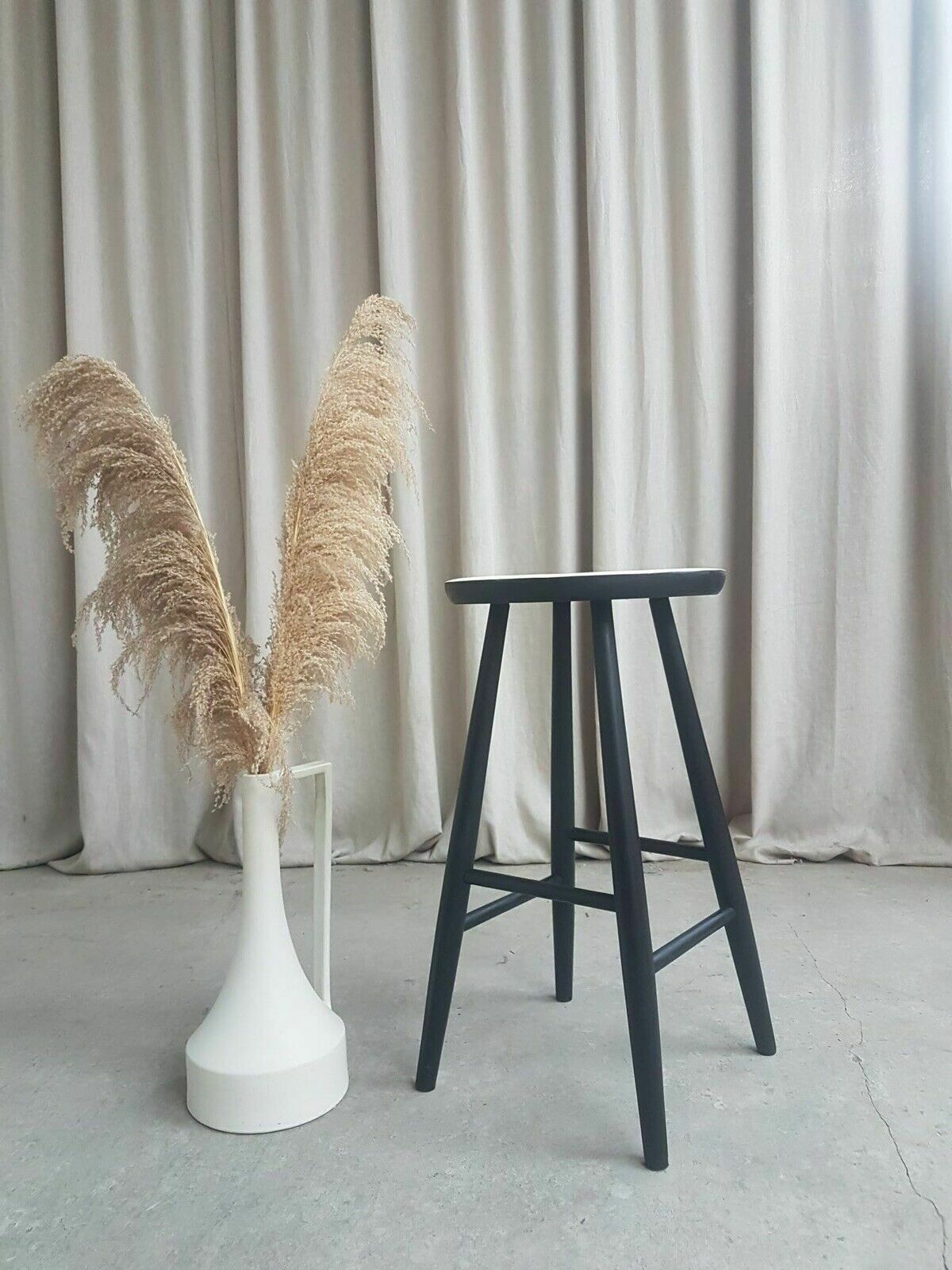 photo buy Have One To Sell? Sell It Yourself Vtg Mid Century Hagafors Stolefabrik Swedish Scandi Beech Stool Danish