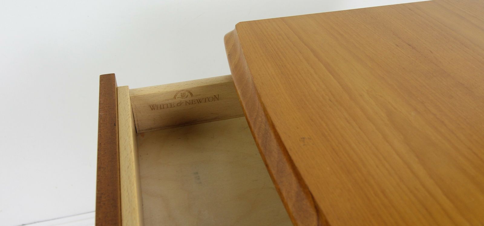 A Teak Side Lamp Hall Table By White And Newton photo for sale