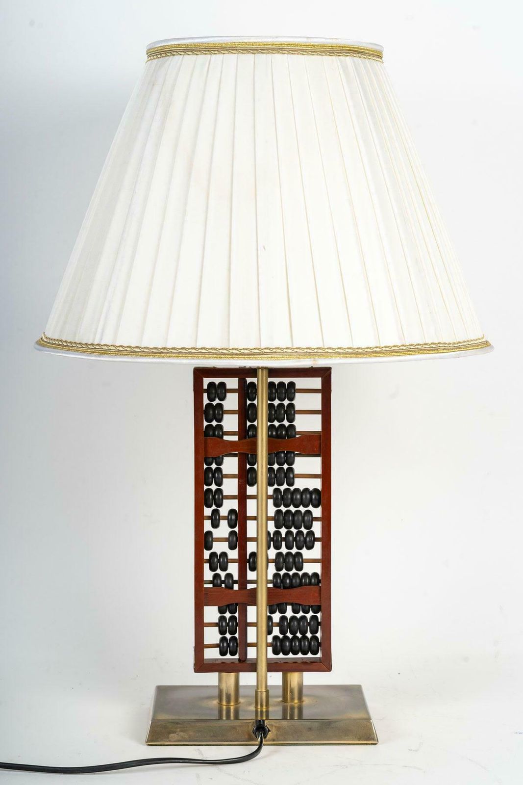 Table Lamp, Abacus In Lacquered Wood And Metal, 1960. photo 911.0