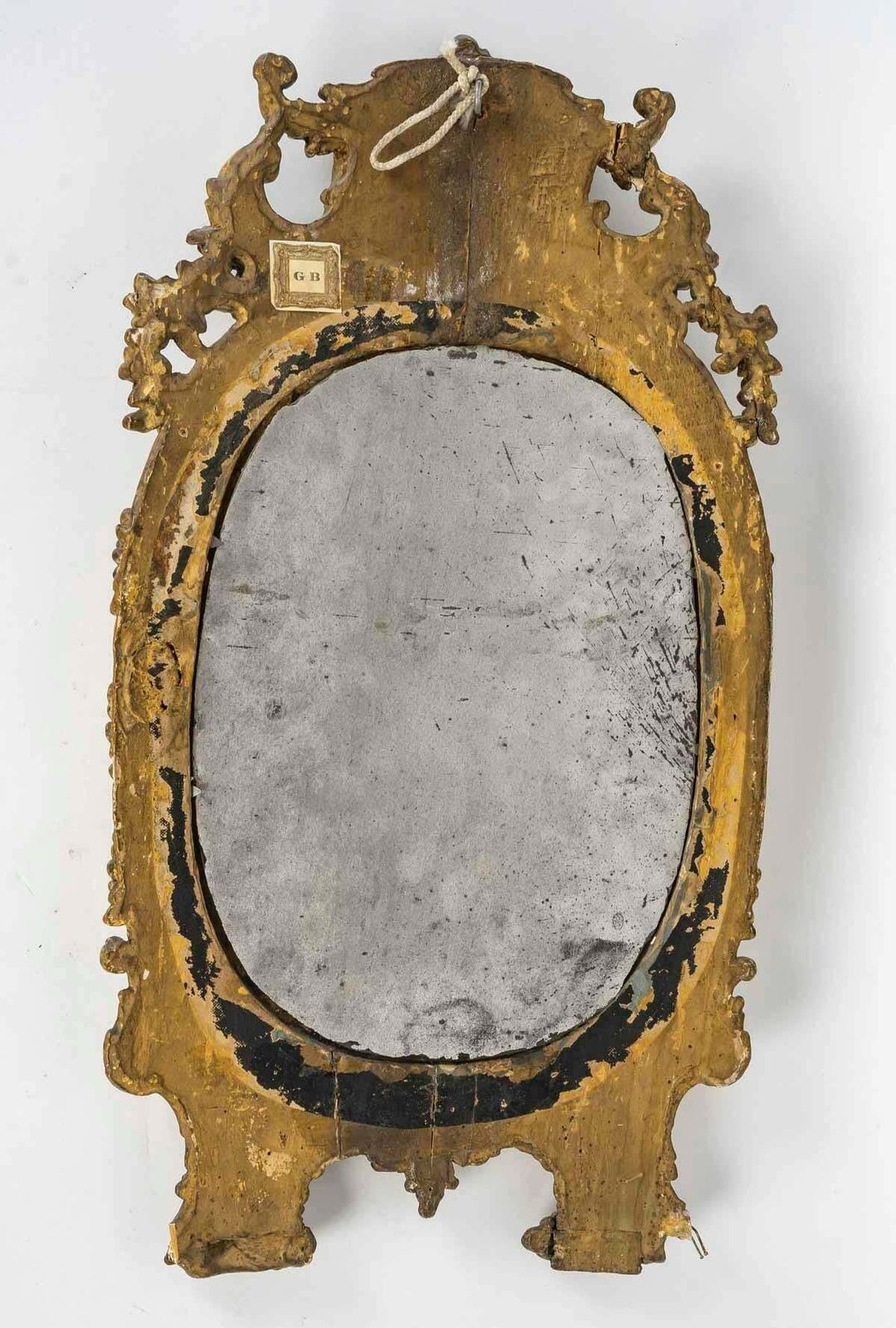 A Louis XV Period Carved And Gilded Wood Wall Mirror, 18th Century. photo vinterior