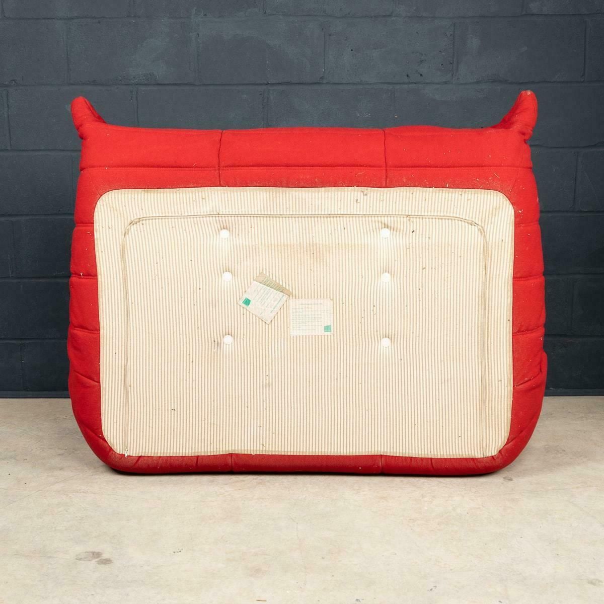 A 21st Century Red "Togo" Two Seater Sofa By Michel Ducaroy For Ligne Roset photo buy