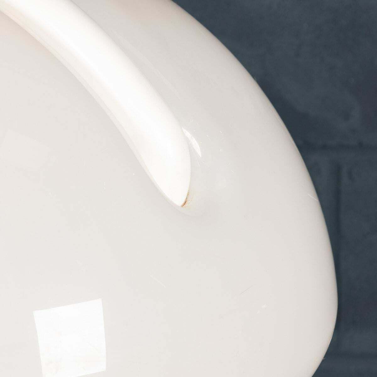 20thc Italian White "Serpente" Floor Lamp By Elio Martinelli For Martinelli Luce photo vintage