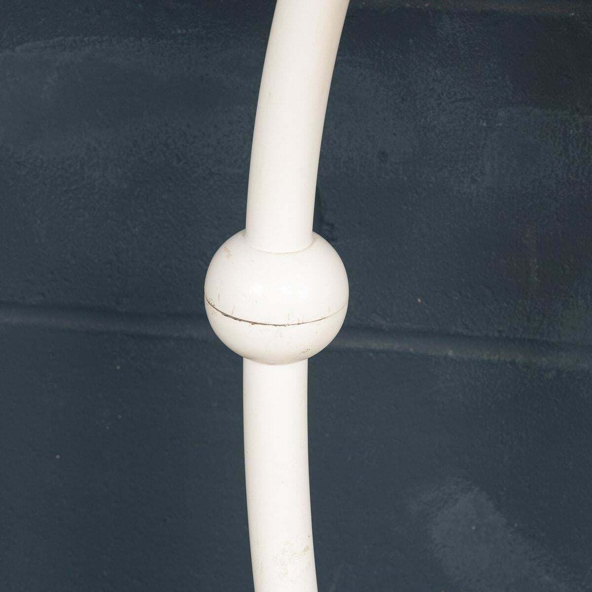 photo for sale 20thc Italian White "Serpente" Floor Lamp By Elio Martinelli For Martinelli Luce