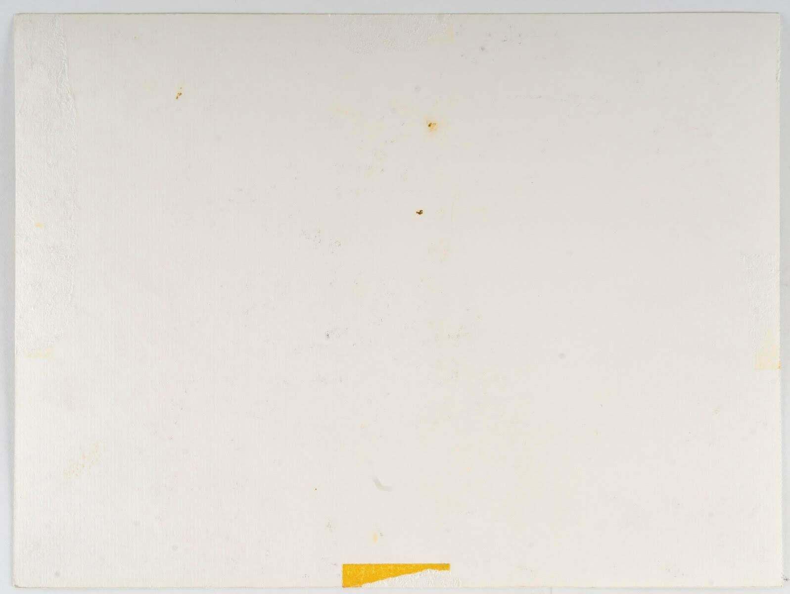 Watercolour On Paper Depicting A City And Its Canal, 1980. photo buy