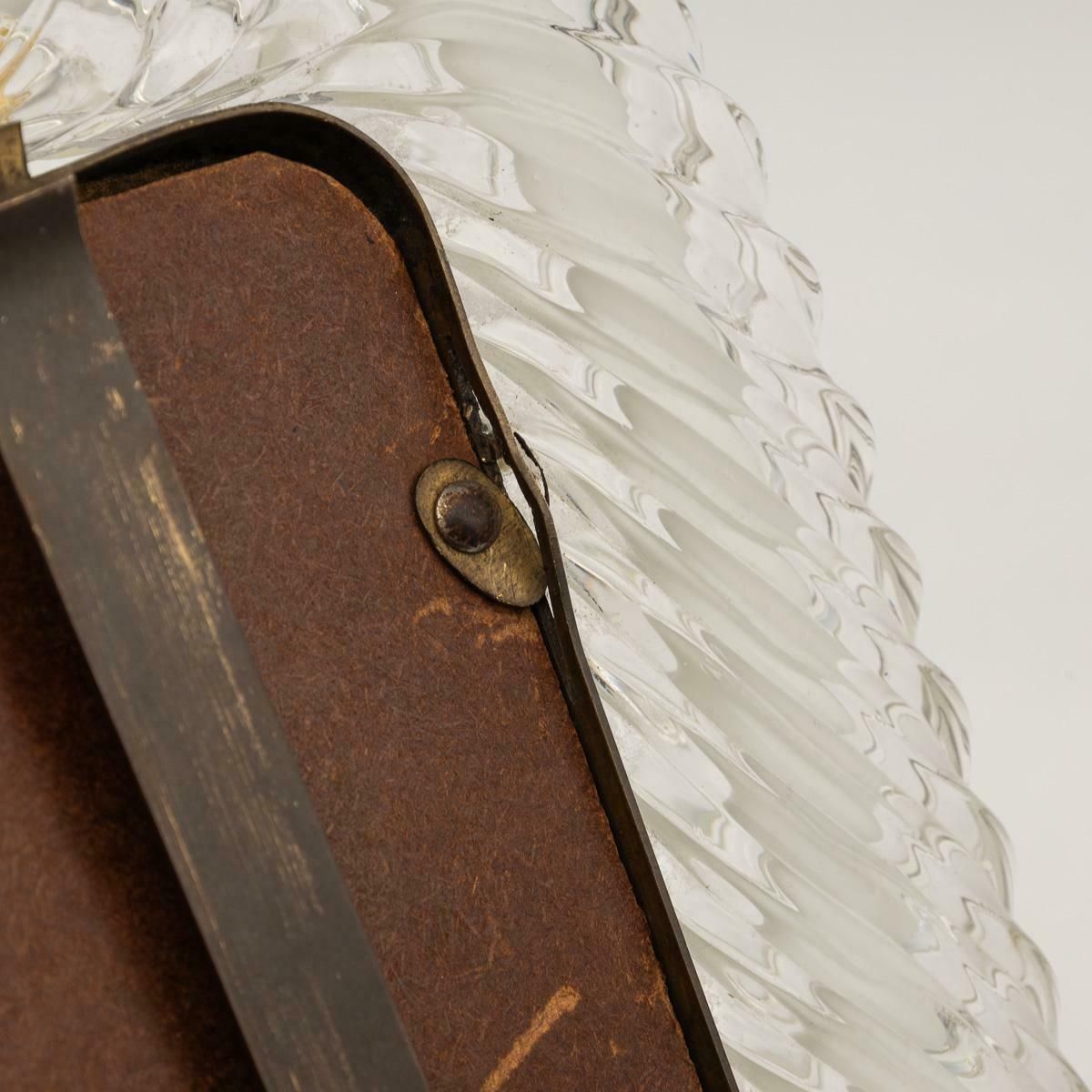 20thc Italian Venetian Glass Photograph Frame, Attributable To Barovier & Toso photo buy