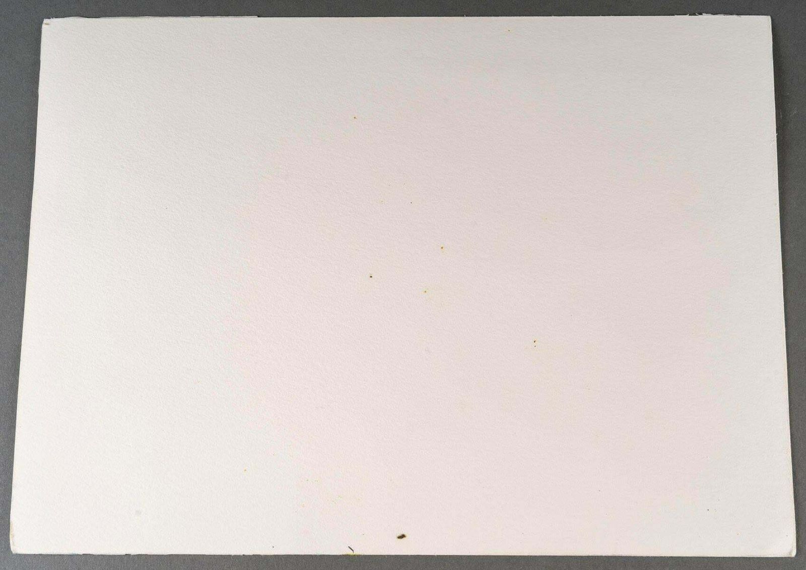 Watercolour Drawing On Paper By Evelyne Luez, 1980 90. photo vinterior