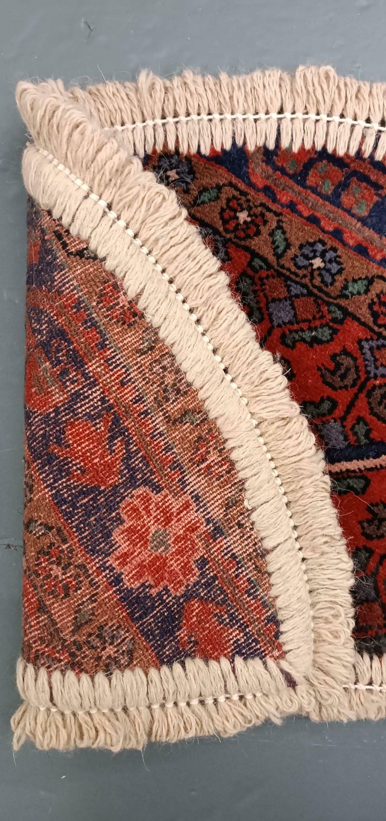 Handmade Rug Doormat Oriental Rug Half Circular Interior Carpet Mat Entrance Way photo furniture