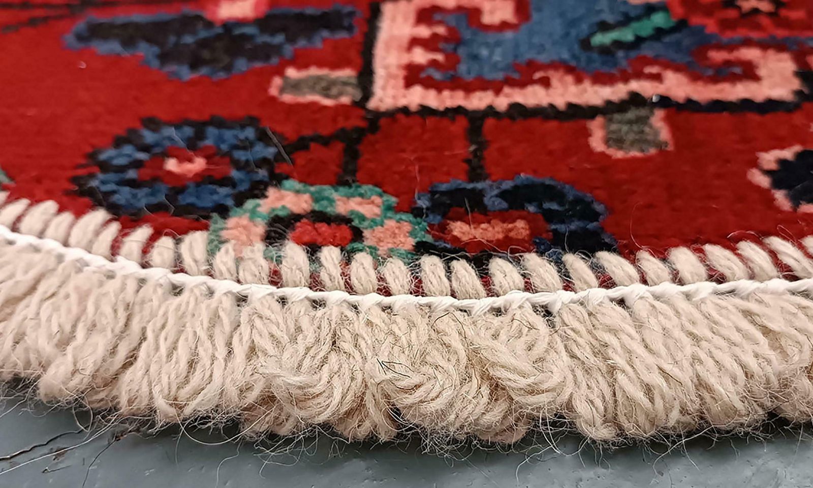 Handmade Rug Doormat Oriental Rug Half Circular Interior Carpet Mat Entrance Way photo furniture