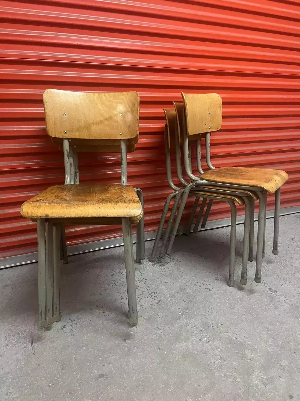 Bauhaus Style Stacking Chair   Suit Cafe / Bar / Tv Prop   Six Available photo for sale