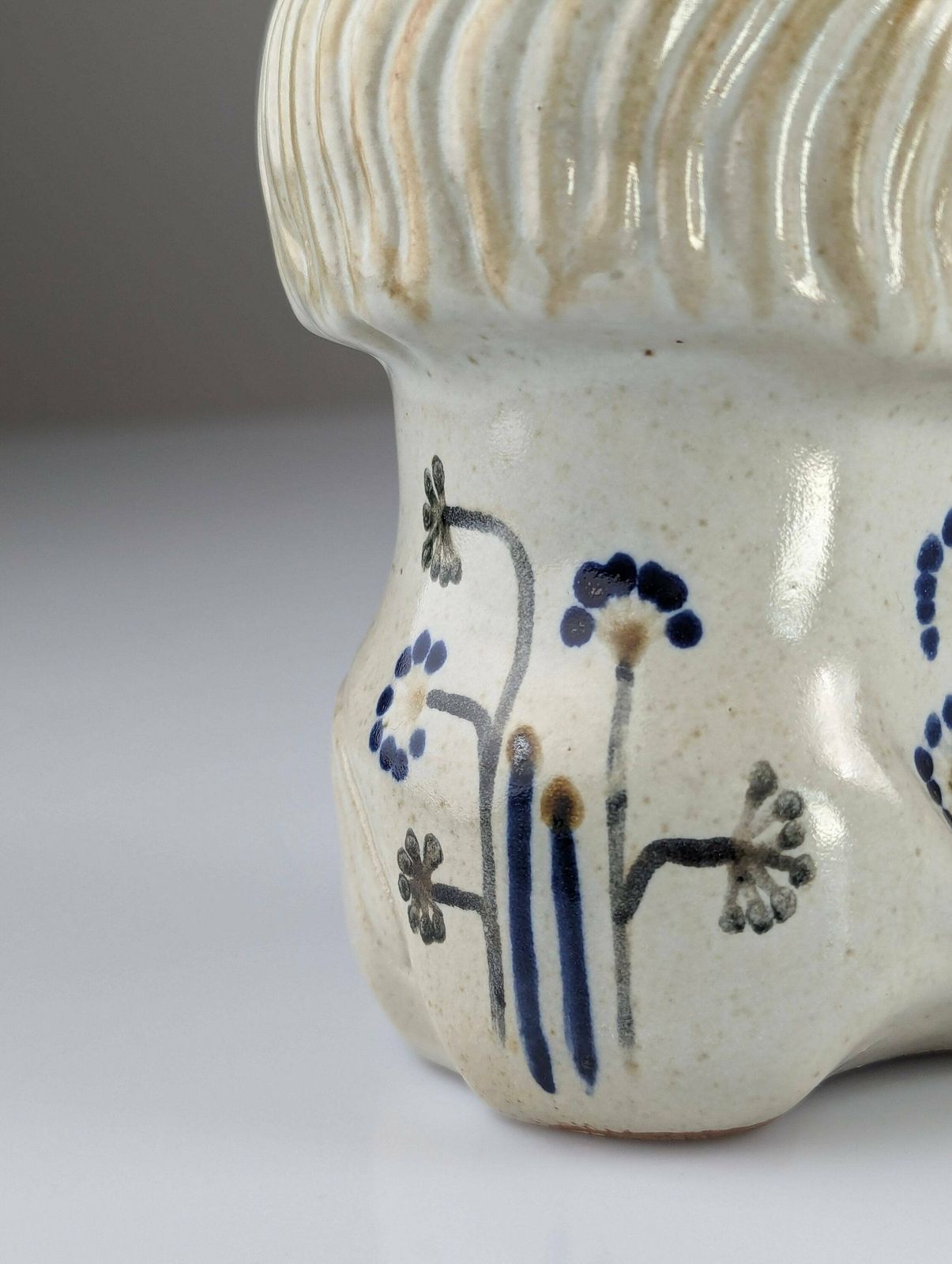 Ceramic Lion In Stoneware From The Aso Factory By Antonio Salvador Orodea 1980s photo for sale