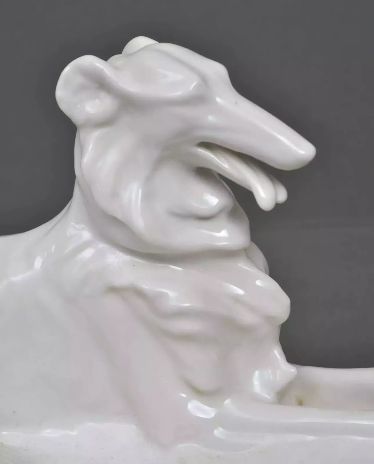 Porcelain Figure Wind Dog, Early 20th Century photo furniture