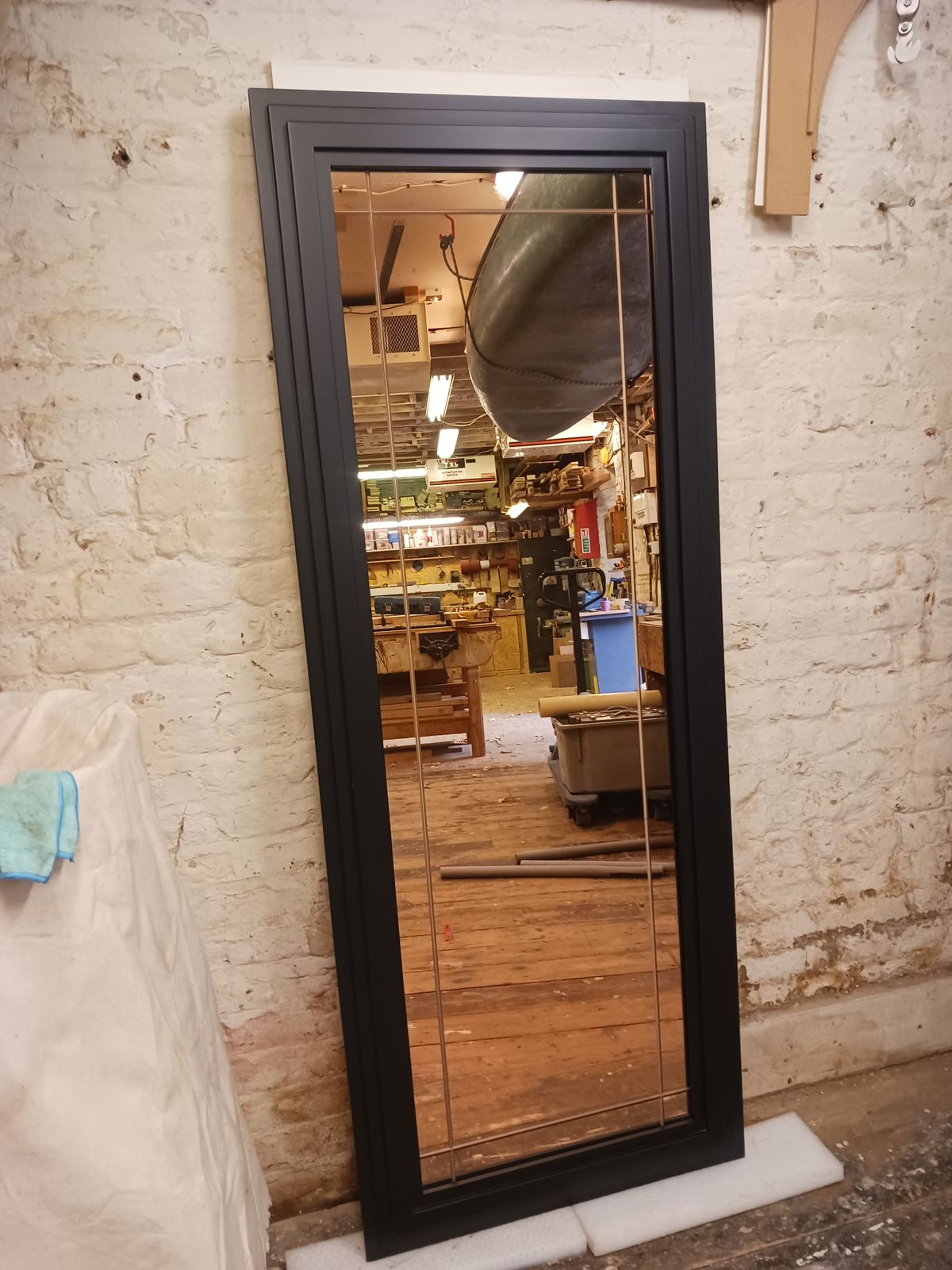 Very Large Art Deco Mirror In New Period Frame photo furniture