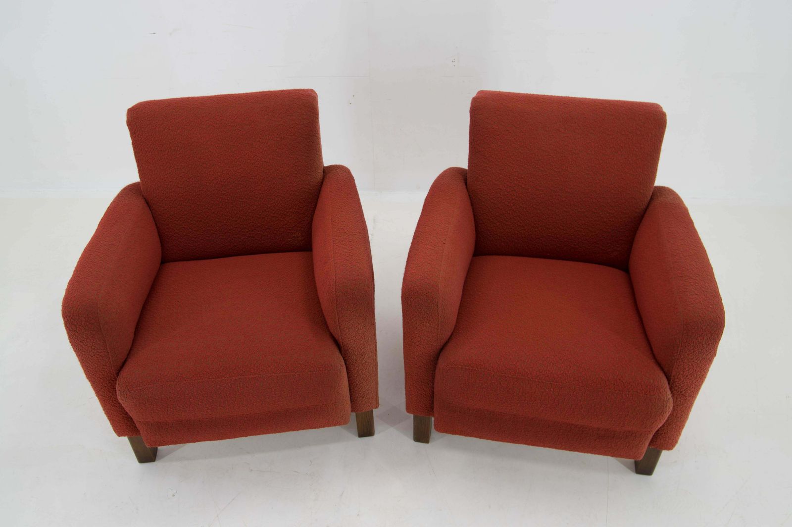 Set Of Two Art Deco Armchairs Attributed To Halabala, 1930s photo Furniture