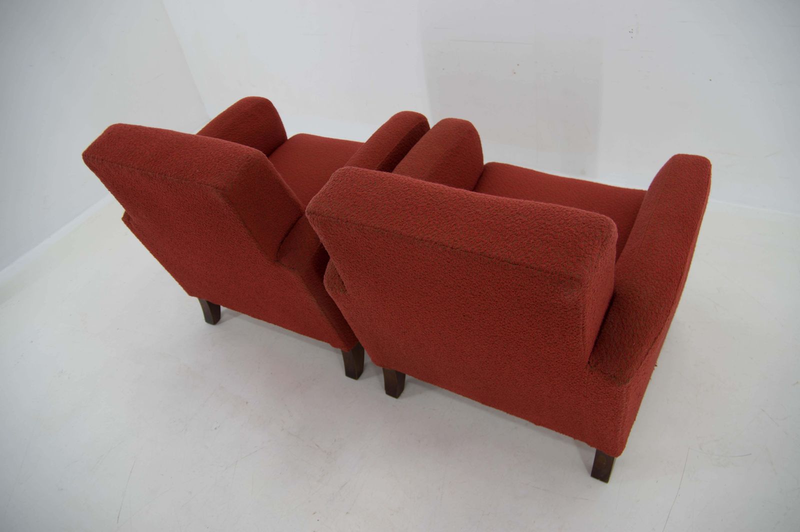 Set Of Two Art Deco Armchairs Attributed To Halabala, 1930s photo buy