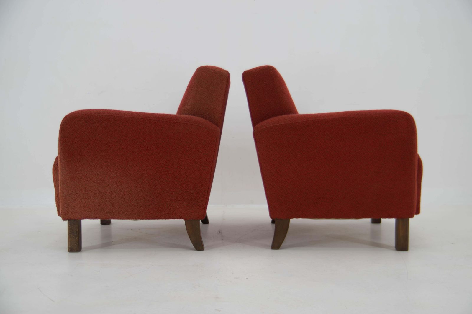 photo furniture Set Of Two Art Deco Armchairs Attributed To Halabala, 1930s