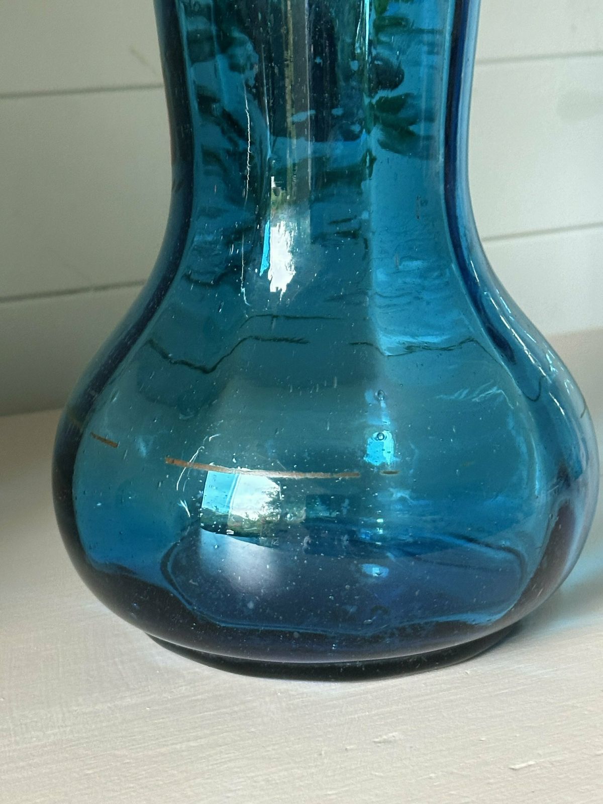 Stunning Pair Of Blue French Frill Neck Vases photo furniture
