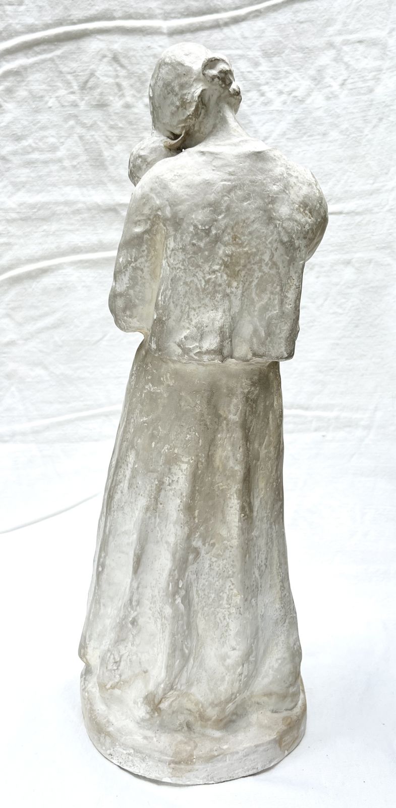 'Mother And Child ' Figurative Sculpture By Swedish Artist Ruth Milles . Antique Plaster Cast. photo Art
