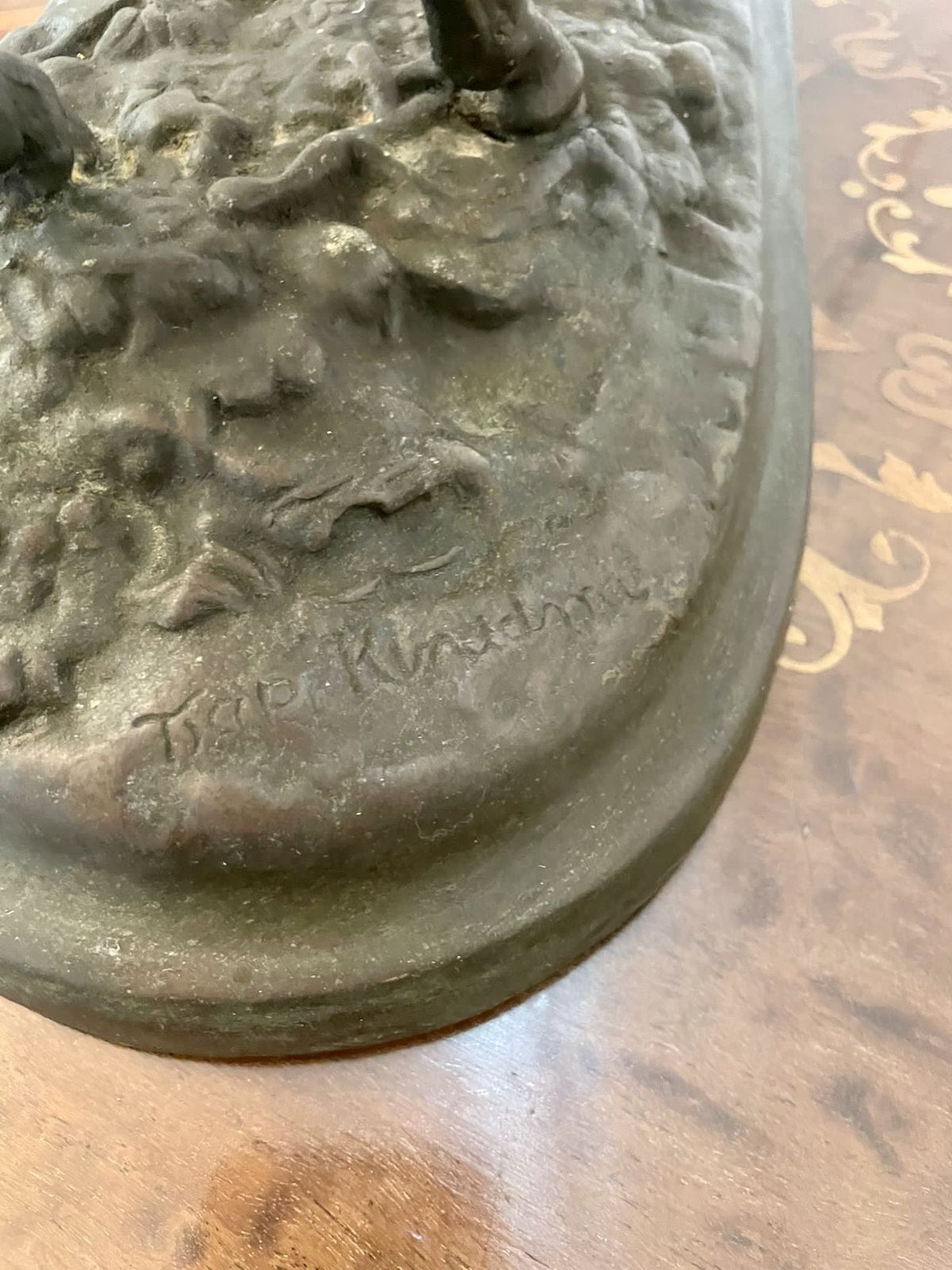Antique 19th Century Quality Bronze Figure Of A Cossack On Horseback photo furniture