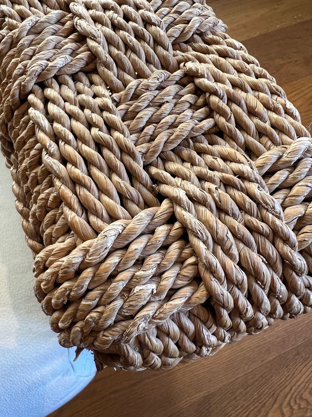 French Woven Hemp Rope Lounge Chairs 'Wicky' By Didier Gomez For Ligne Roset photo buy