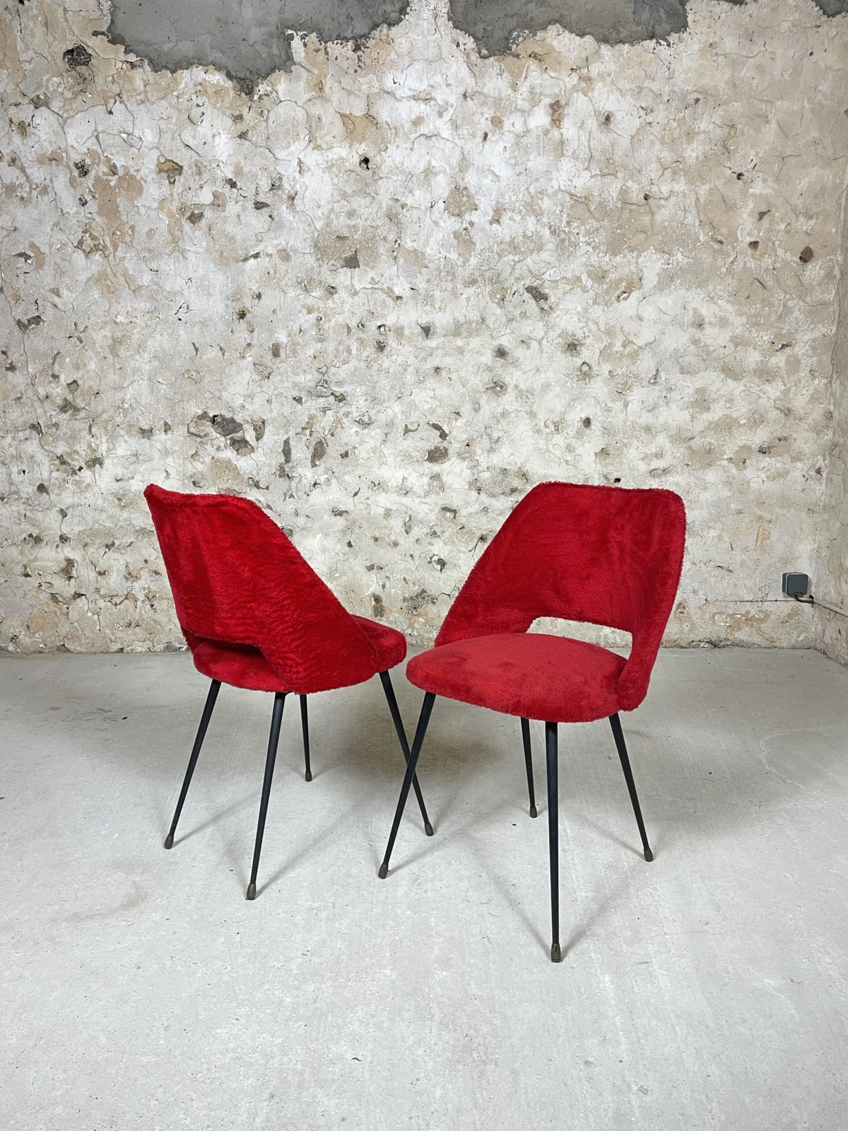 Moumoute Cocktail Chairs, 1960s photo furniture