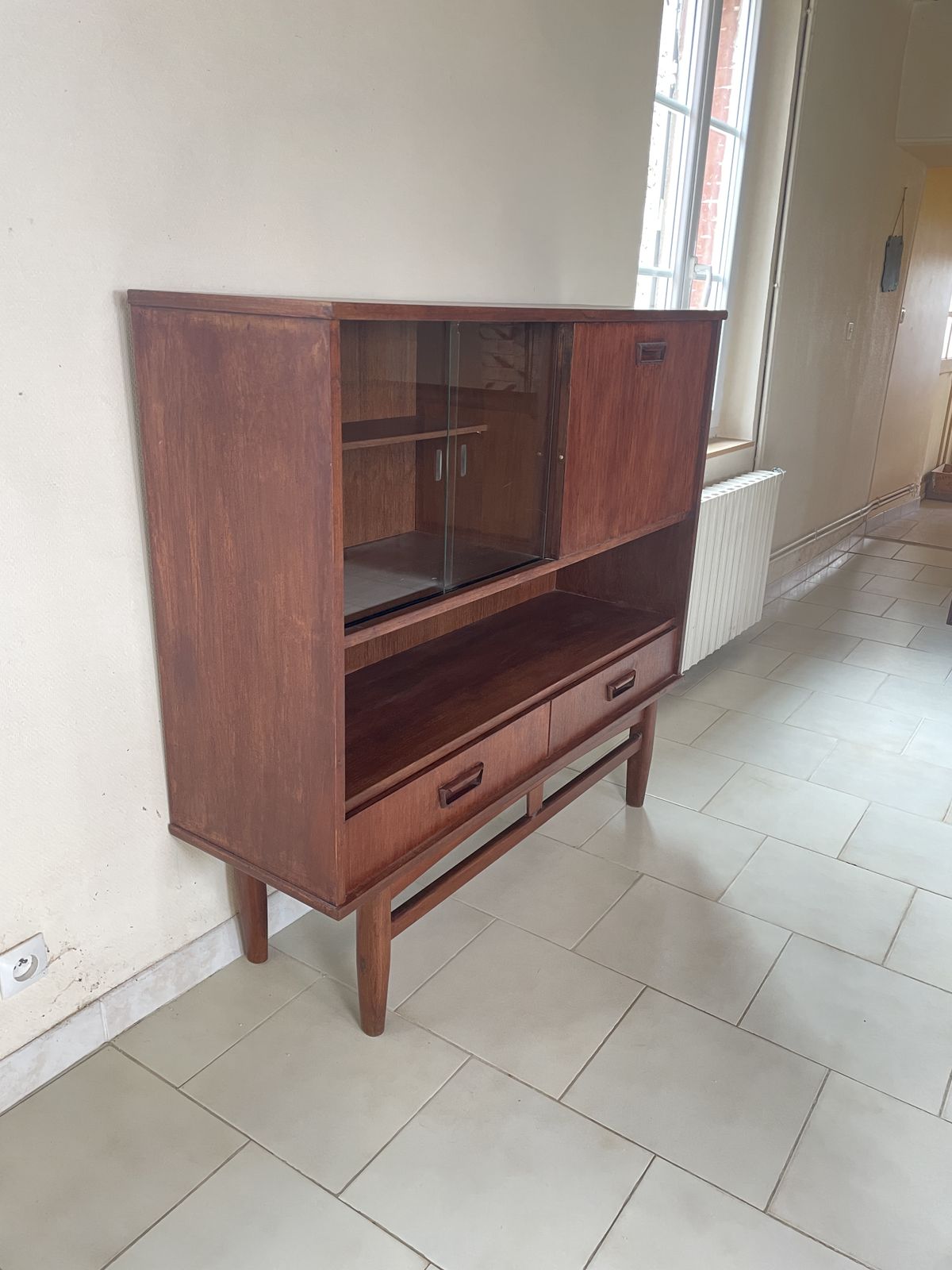 Scandinavian High Sideboard, 1960s photo for sale