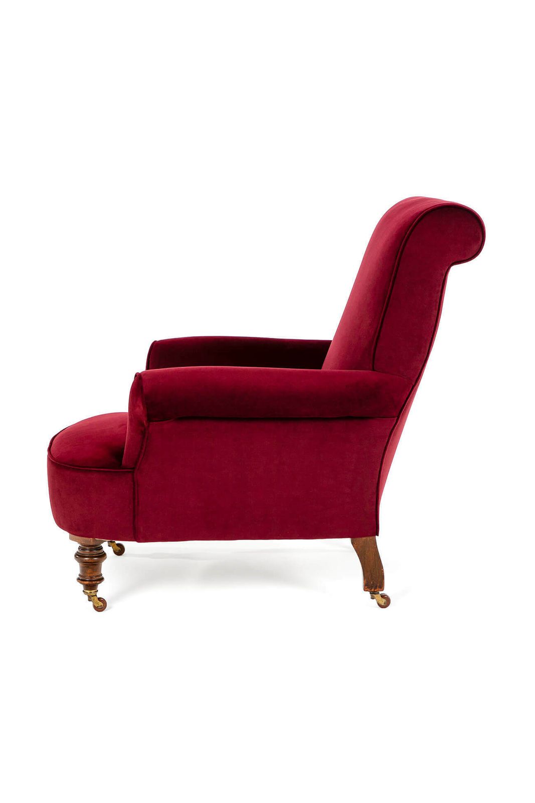 Victorian Velvet Armchair, 1800s photo Furniture