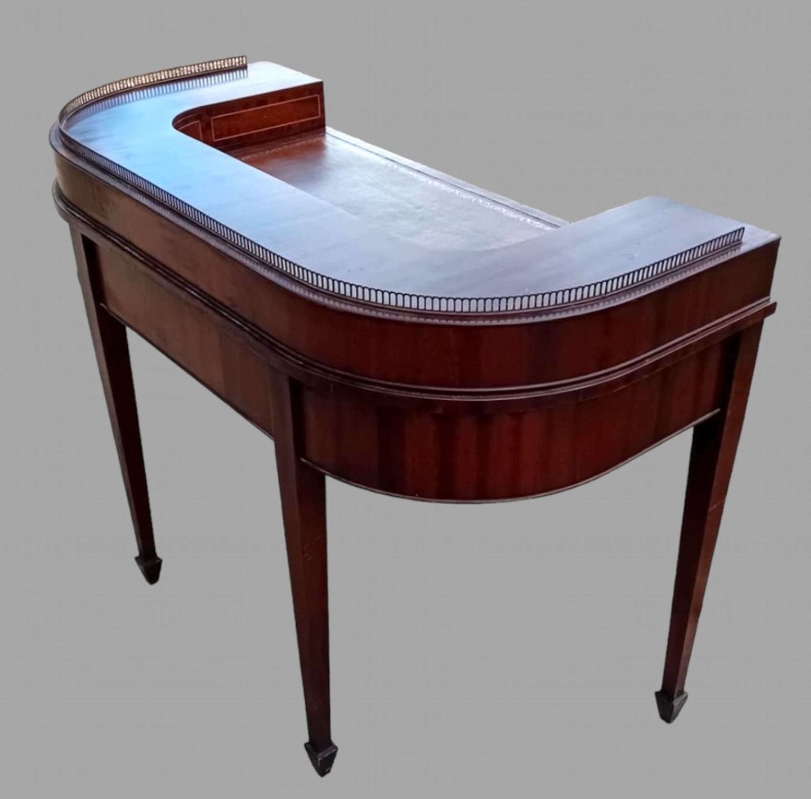 An Attractive Mid Century Carlton House Style Desk photo Furniture