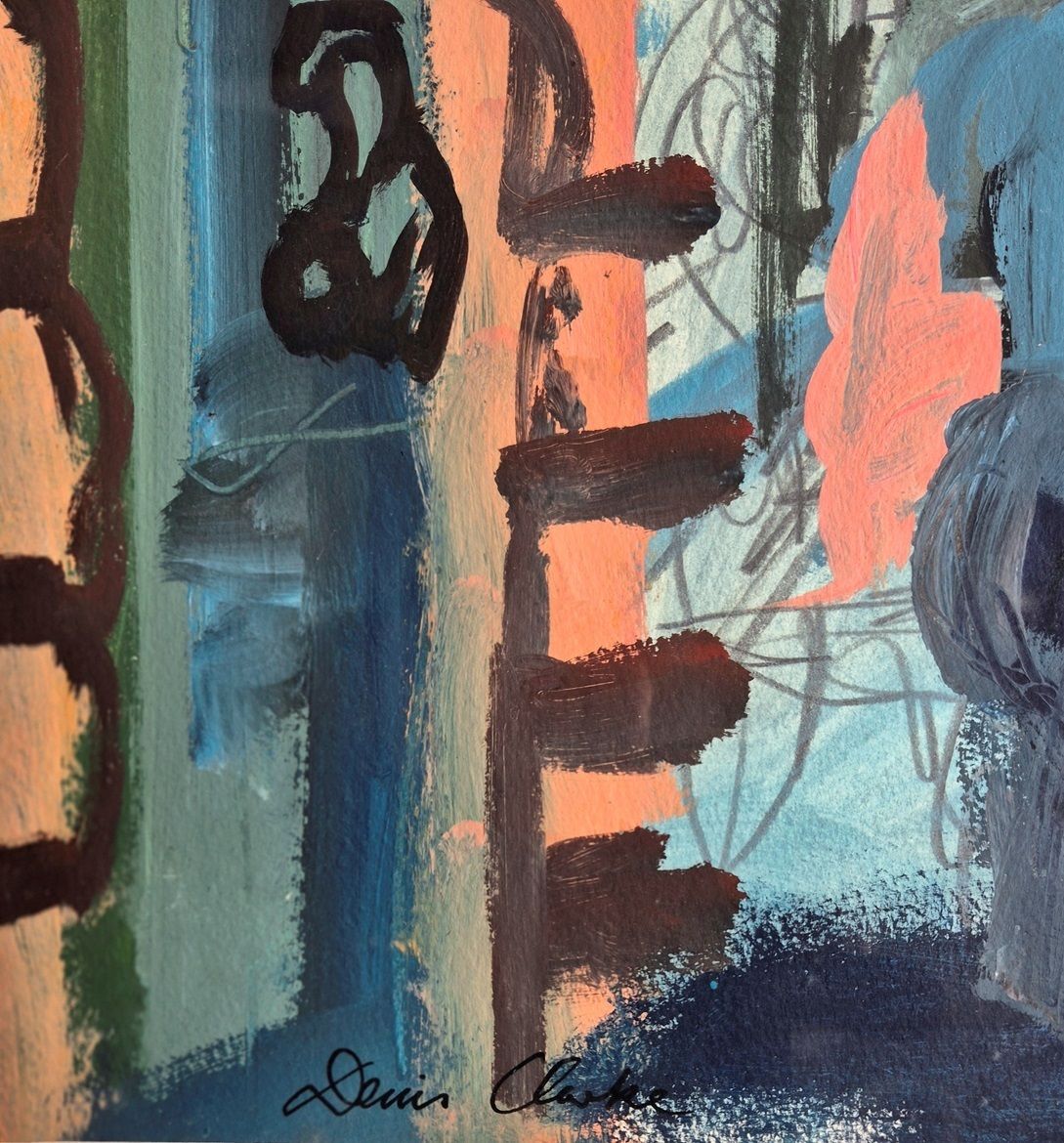 Denis Clarke   'Sarzana   Street Painting' Italy photo Art