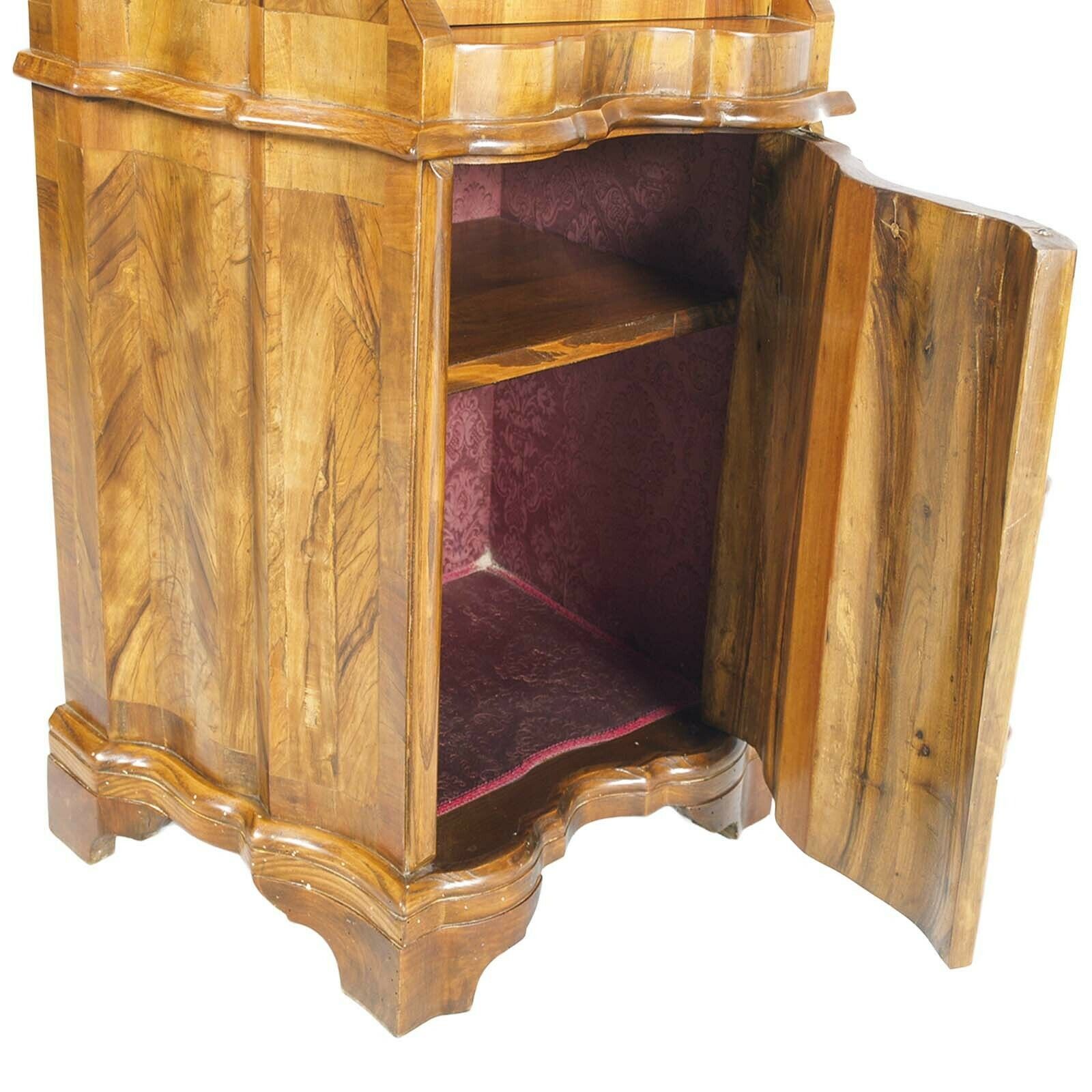Early 20th Century Trumeau Bureau, Ferrara Walnut Briar , From Bovolone   Verona photo for sale