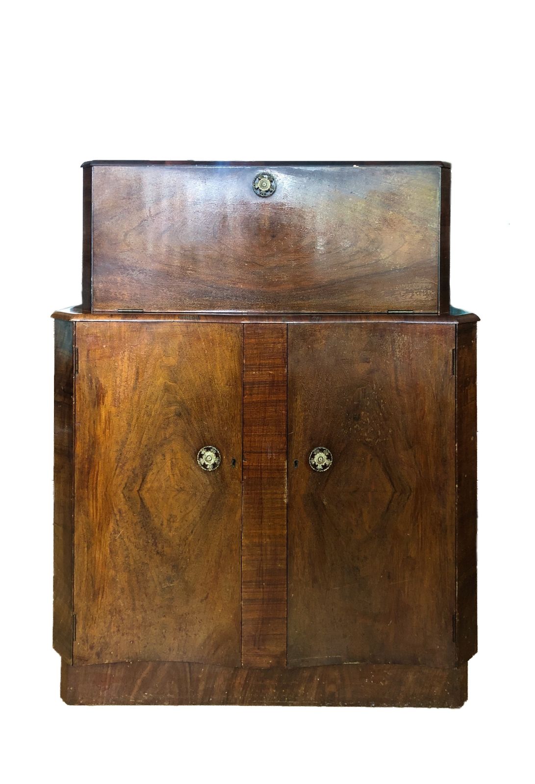 Furniture Nathan Drinks/ Cocktail Cabinet In Navy/ Dark Blue,  Art Deco/ Mid Century photo