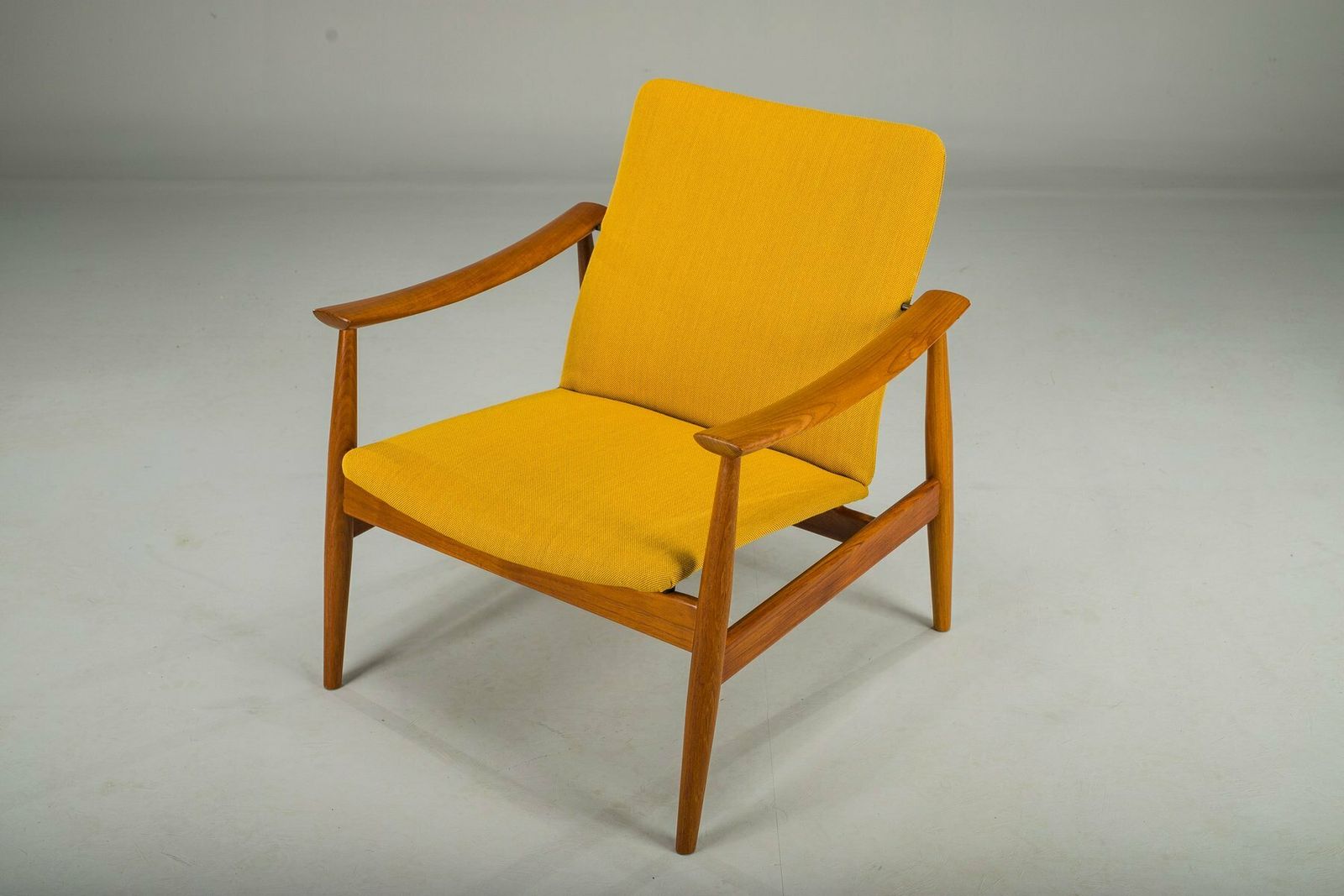 Danish Mid Century Armchair Model 138 By Finn Juhl For France & Søn, 1950s photo vintage