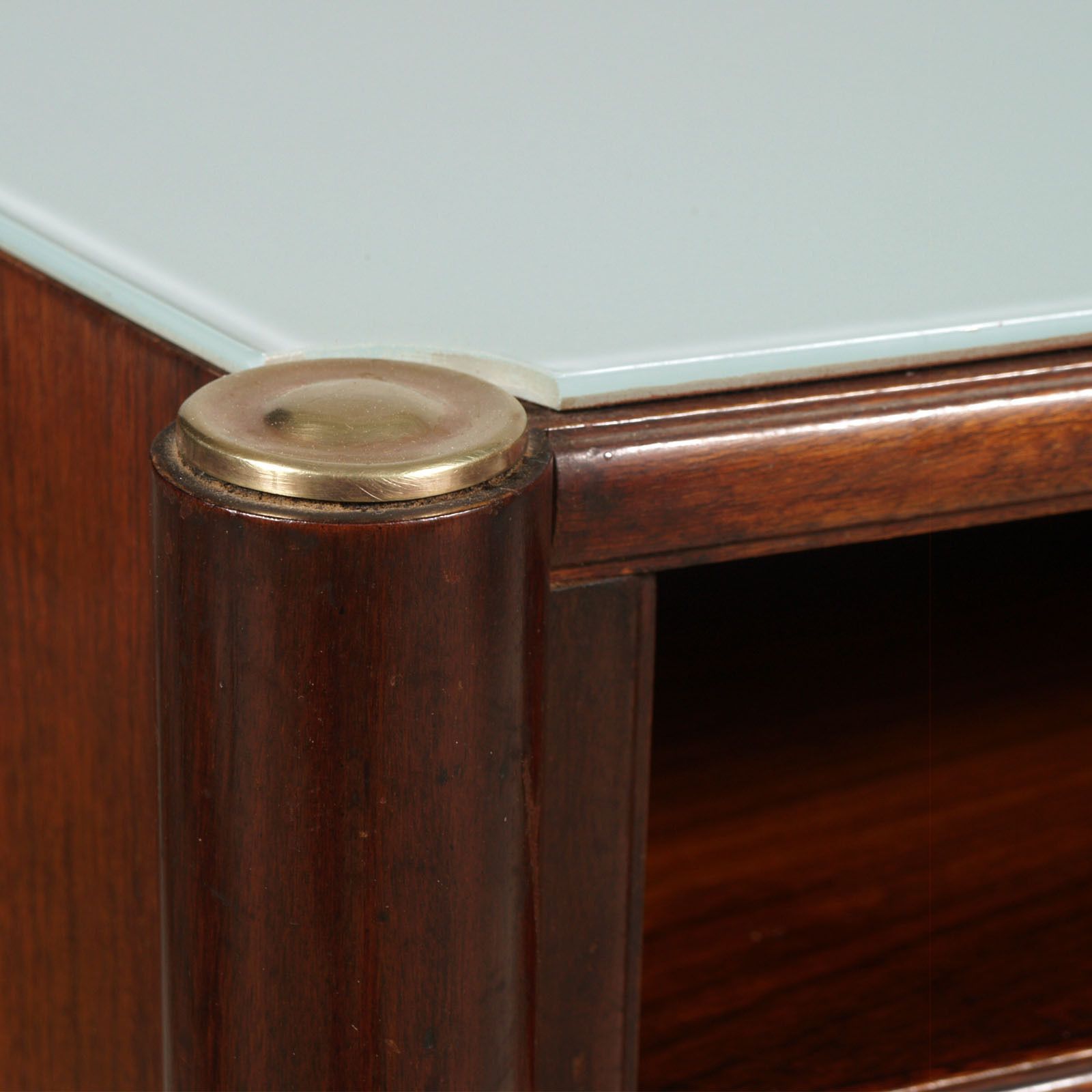 photo furniture Mid Century Modern Pair Pier Luigi Colli Nightstands, By Permanente Mobili Cantù.