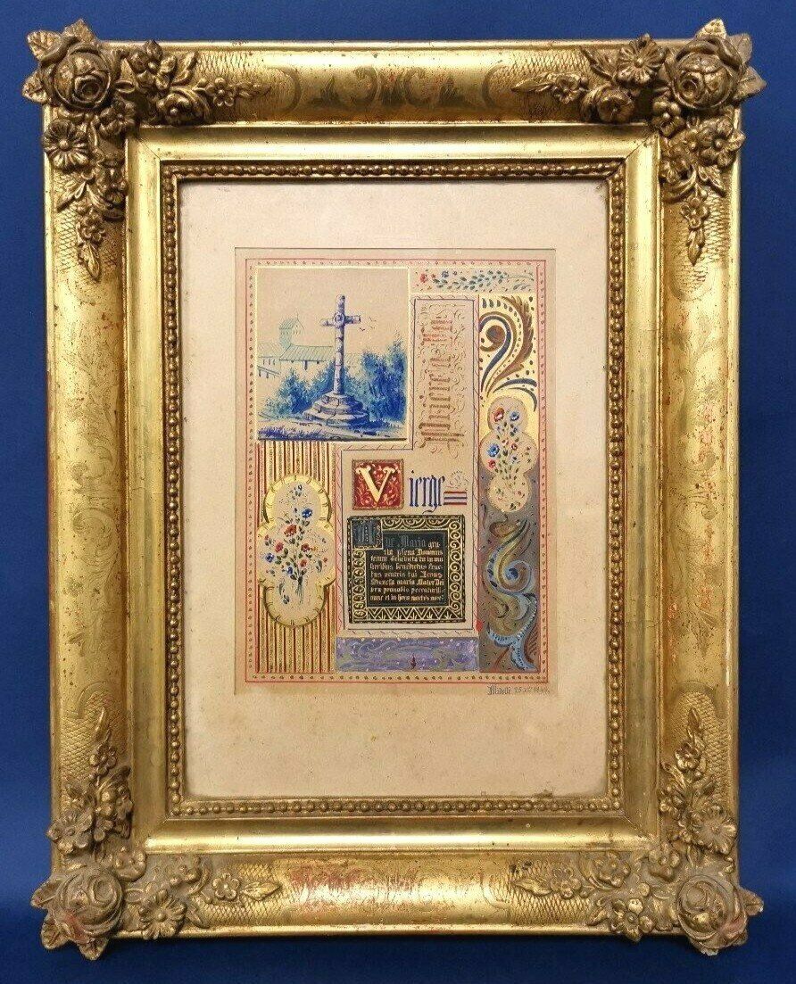Jean Midolle (Act.C.1830 1850). Old Religious Illumination