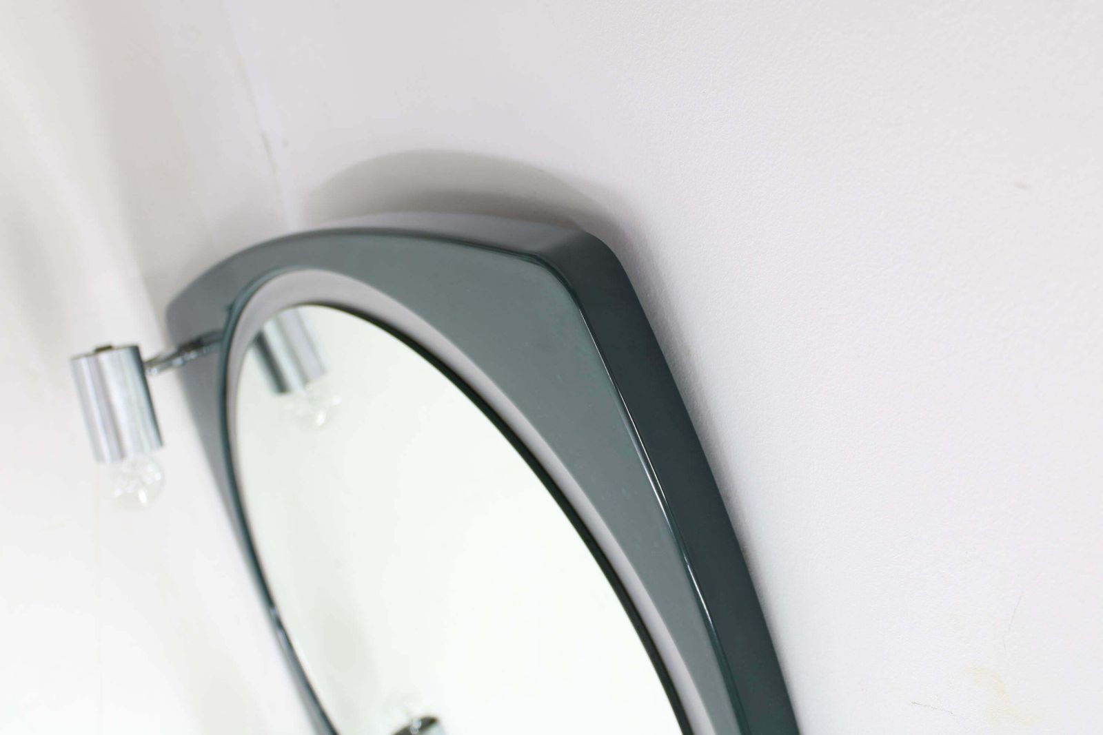 1970s Mirror With Lights By Thema , Italy photo buy