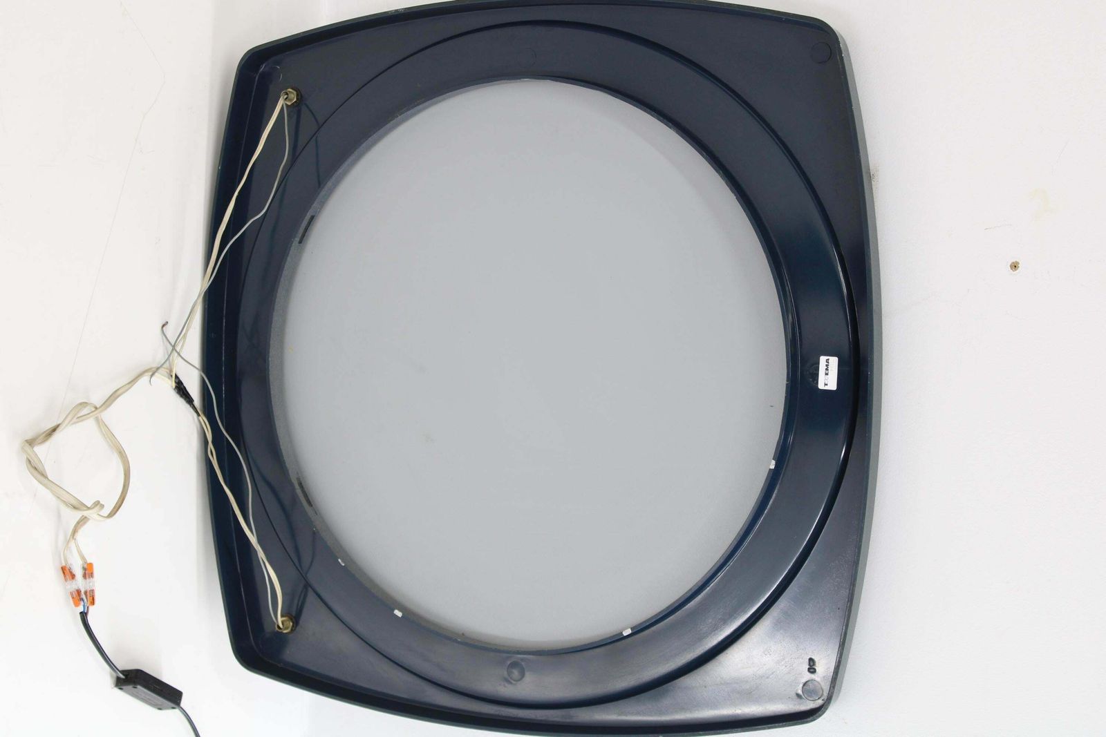 1970s Mirror With Lights By Thema , Italy photo vintage