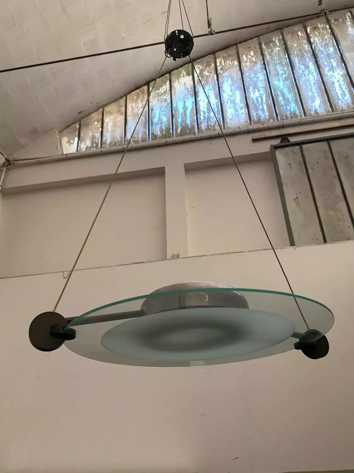 Cyclos Chandelier By Michele De Lucchi For Artemide, 1980s photo vintage