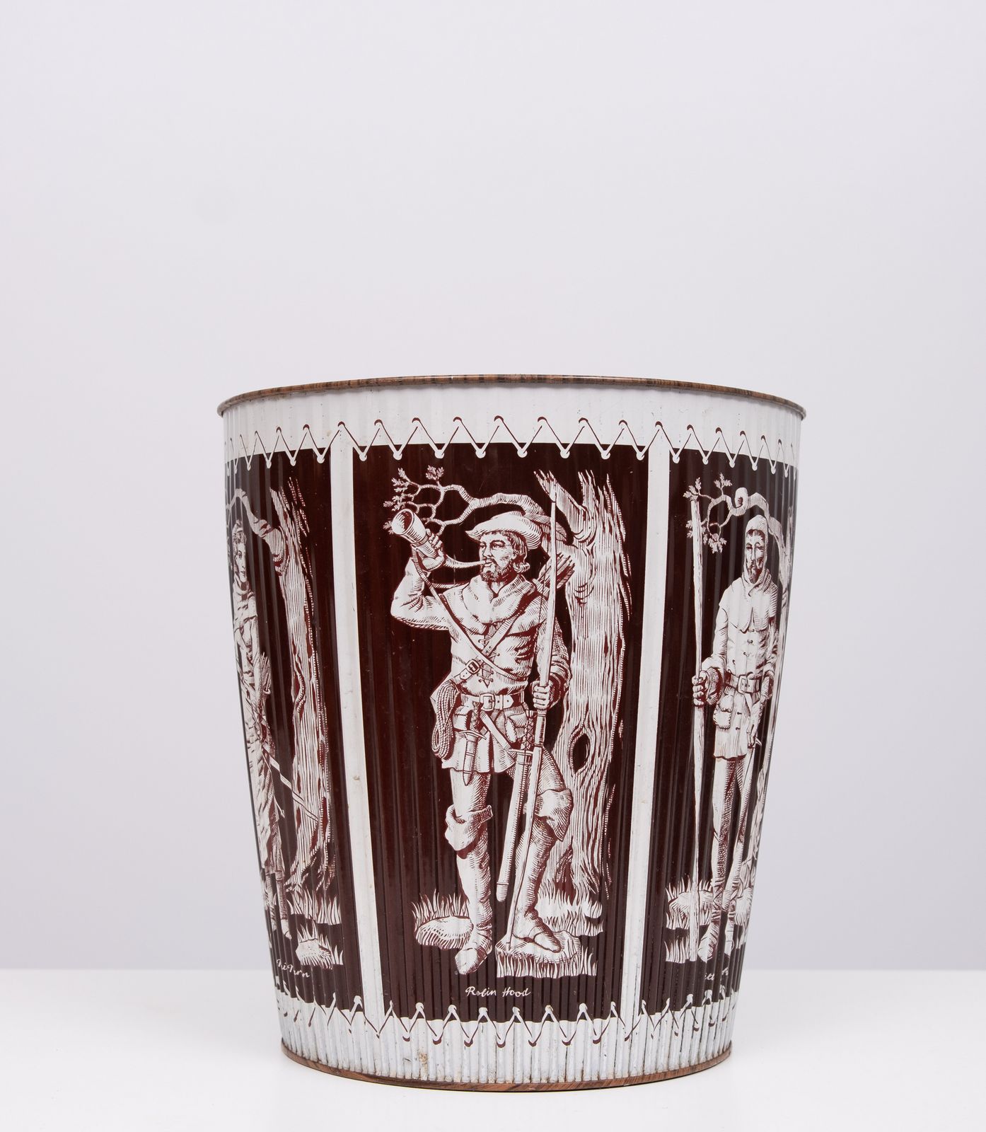Robin Hood Metal Paper Basket 1960s England photo furniture
