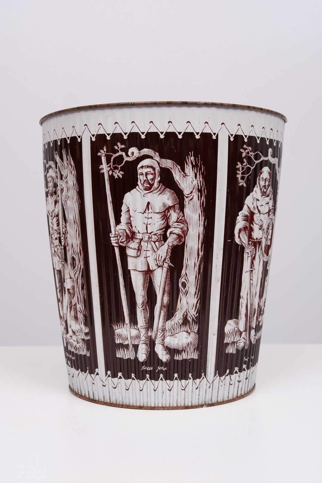 Robin Hood Metal Paper Basket 1960s England photo 232.0